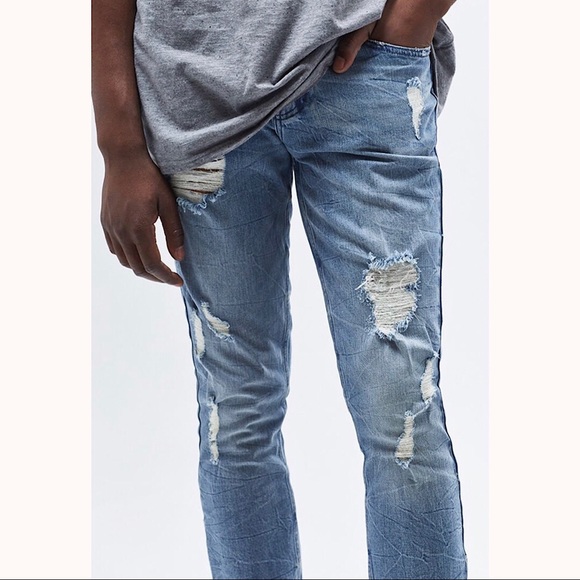 pacsun ripped jeans mens